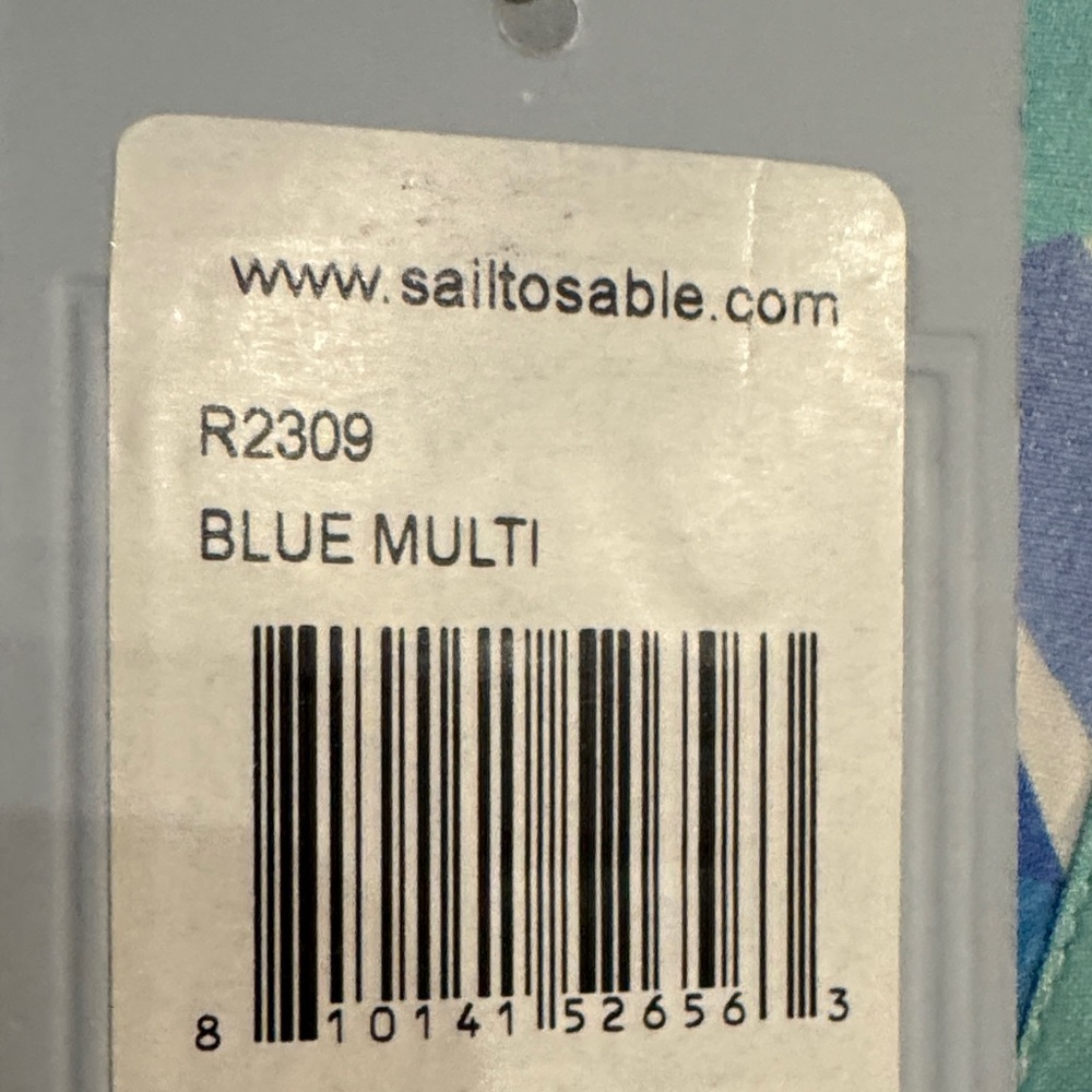 Sail to Sable Blue and Purple Long Sleeve Dress XXL NWT - Picture 5 of 12